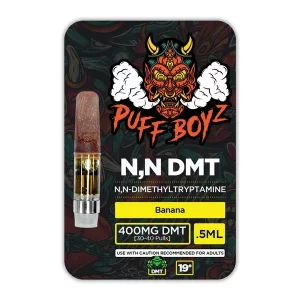 puff boyz nn dmt cartridge – 0.5ml | 400mg | banana flavor